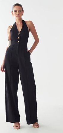 BWLDR Amie Jumpsuit in Black at Nordstrom, Size 12