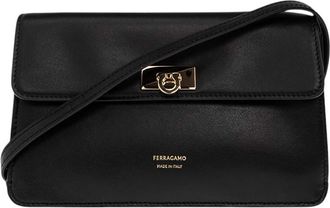 Ferragamo Black Harley Mini Crossbody Bag