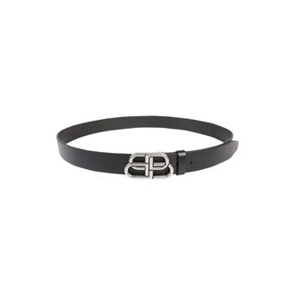 Balenciaga Belts, male, Black, Size: 100 CM BB Large Belt