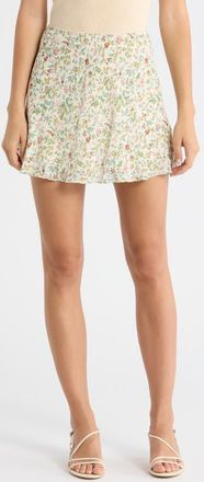 Reformation Brandy Miniskirt in Gardener at Nordstrom, Size X-Small