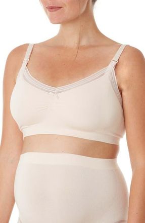 Cache Coeur Milk Maternity and nursing seamless bra in Blush at Nordstrom, Size Xx-Large