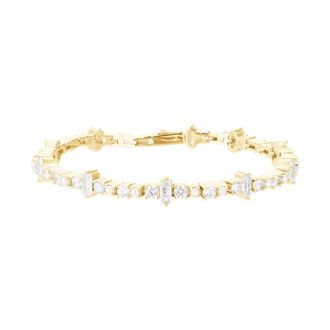 Untamed Petals Monroe Crystal Bracelet in Metallic Gold at Nordstrom