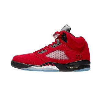 Nike Jordan 5 Retro Raging Bull - unisex - Sport - Rood - Maat: 35 1/2 EU Su&egrave;de