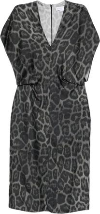 Stella McCartney Dames, Jurken, Grijs, Maat: 2XS