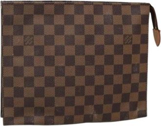 Louis Vuitton Pre-owned Clutches, female, Brown, Size: ONE SIZE Pre-owned Vintage Canvas Clutch