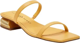 Katy Perry Womens Framing Low Heel Sandal In Pineapple