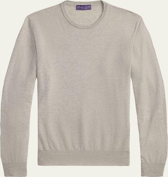 Ralph Lauren Purple Label Mens 18GG Cashmere Crewneck Sweater