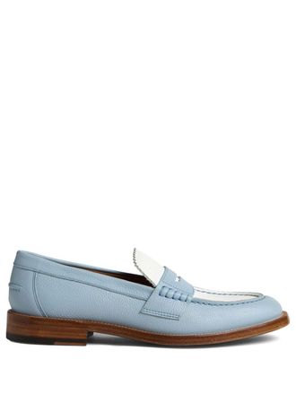 Dsquared2 two-tone leather loafers - men - Calf Leather/Calf Leather/Leather - 42 - Blue