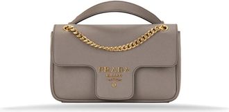 Prada Tassen, Dames, Beige, ONE Size, Leer, Handbags