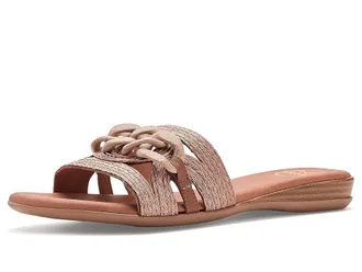 Andr&eacute; Assous Neela Womens Sandals Cognac Raffia : 10 M, Synthetic