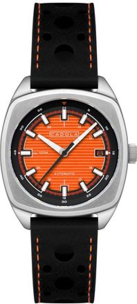 Cadola Buxton Automatic Orange Dial Mens Watch CD-1057-05