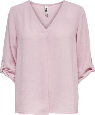 Jacqueline de Yong Womens Jdydivya 3/4 Top WVN Noos Blouse, Pink 2, EU 36, 8 UK