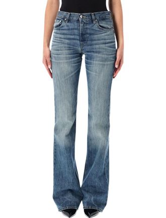 Haikure Blue Flared High Rise Jeans