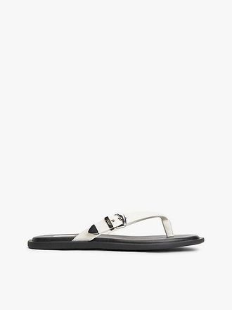 Tommy Hilfiger Chanclas con hebilla de piel