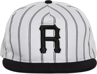 Rhude Cappello da baseball gessato - Bianco