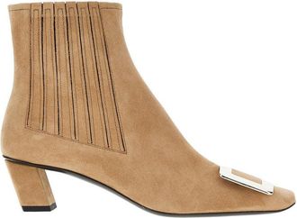 Roger Vivier Suede leather Belle Vivier Chelsea boots Woman 36