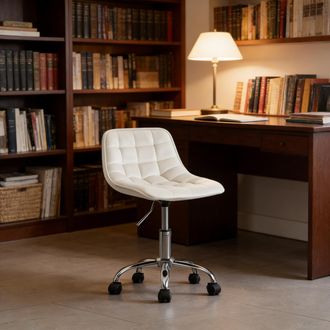STILVORA Silla De Sal&oacute;n, Sillas De Oficina, Sillas C&oacute;modas Para Maquillaje, Silla Lounge, Taburete Bajo, Silla De Computadora (solo Con Sillas De Oficina)