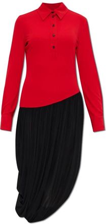 Ferragamo Dames, Jurken, Rood, Maat: 2XS Zijde