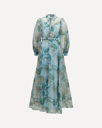 Nissa Printed organza Dress Female 40
