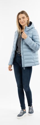 Dreimaster Dreimaster Gewatteerd winterjack ijszweefvliegtuig Dames lichtblauw