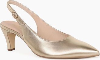 Gabor Womens Lazona Womens Court Shoes - Gold - Size: 6.5