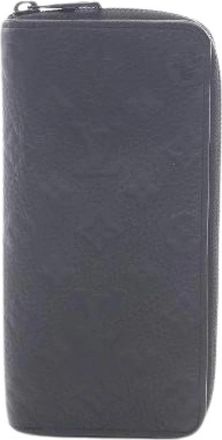 Louis Vuitton Pre-owned Zippy Wallet Vertical Long Wallet - Heren - Vintage Accessoires - Zwart - ONE Size - Leer - Vintage