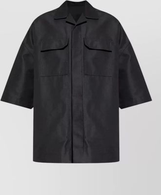 Rick Owens magnum tommy shirt straight cut chest pockets