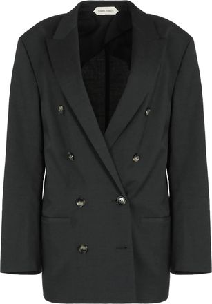 Alberta Ferretti Blazer met dubbele rij knopen - Zwart