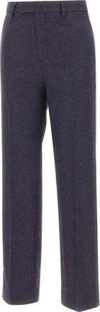 Maison Margiela Straight Trousers - female - MM6 Maison Margiela - Straight Trousers - Blue - 2XS - Trousers