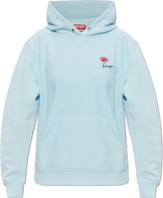 Kenzo Hoodie - Dames - Hoodies - Blauw - XS - Katoen - Hoodies & sweatvesten