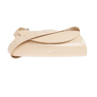 Jil Sander Shoulder Bags, female, Beige, Size: ONE SIZE Cannolo Shoulder Bag