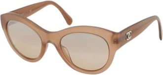 Chanel Pre-owned Accessories, male, Brown, Size: ONE SIZE Pre-owned 5371-A Sunglasses