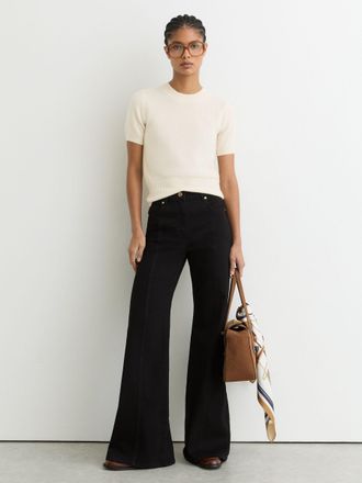 Reiss Cashmere Crew Neck T-shirt, XL