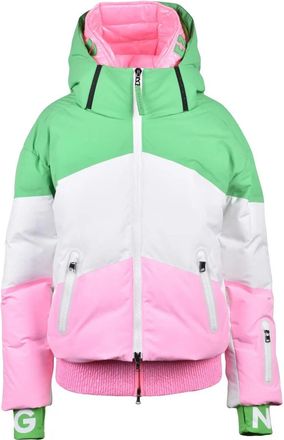Bogner Stretch Down Jacket - White/Green