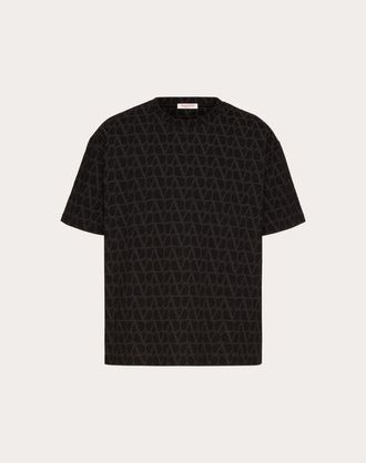 Valentino Cotton T-Shirt With Toile Iconographe Print