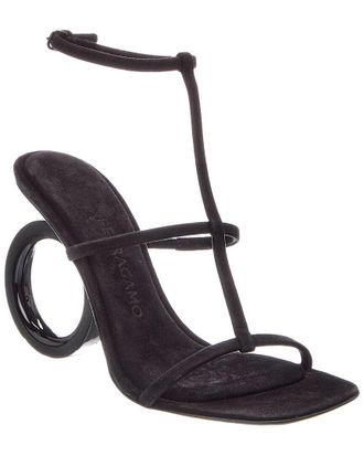 Ferragamo Ferragamo Elina X5 Suede Sandal