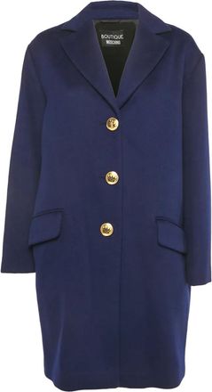Moschino Cappotto con bottoni - Blu