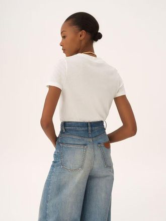 Chlo&eacute; Logo-Printed T-Shirt - White
