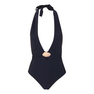 Baobab Baobab Collection, One-piece, female, Blue, Size: M One-piece swimsuit with shell detail at the front