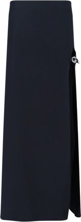 Coperni Maxi Skirt With Garter Detail