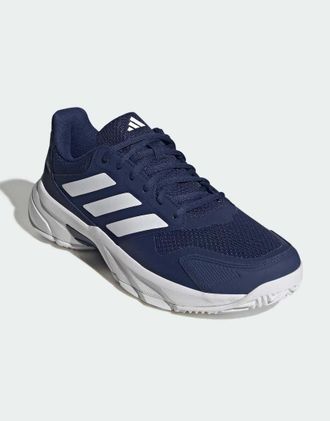 adidas Courtjam Control 3 - Scarpe da tennis blu scuro/bianco nuvola