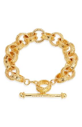 Karine Sultan Dotty Link Bracelet in Gold at Nordstrom