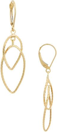 Italian Gold, Inc 10K Twist Graduated Ovals Earrings