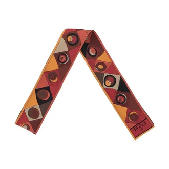 Pucci Silky Scarves, female, Multicolor, Size: ONE SIZE Mixed Print Silk Twill