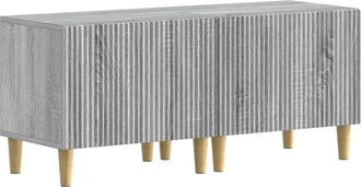 vidaXL Mueble De Tv Sonoma Gris Madera De Ingenier&iacute;a Vidaxl