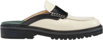 Vinny&rsquo;s Womens Yardee Lug Sole Mule In Black/white