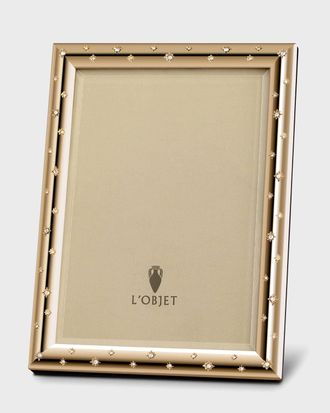 L'OBJET Stars Gold Picture Frame, 5 x 7