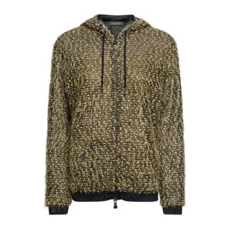 Elena Miro Dames, Sweatshirts & Hoodies, Zwart, Maat: XS Tweed