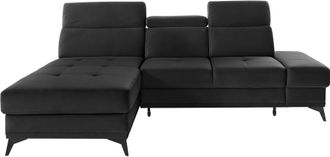 Inosign Ecksofa »Cardiz L-Form« inkl.Kopfteilverstellung und Federkern wahlweise mit Bettfunktion