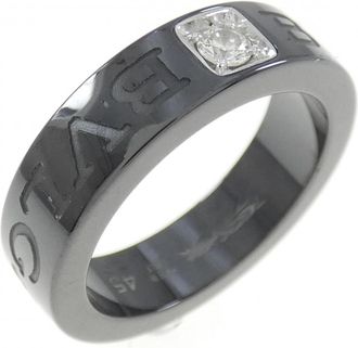 Bulgari Bvlgari Bvlgari White Gold (18K) Ceramic Band Ring (Pre-Owned)